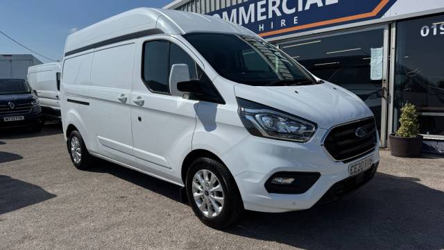 Ford Transit Custom 2.0 EcoBlue 170ps LWB High Roof Limited Van Panel Van Diesel White